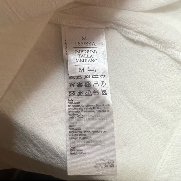 ALL SAINTS Avee White Sleeveless Top Tunic Sz M - Picture 4 of 7